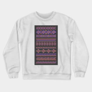 Set of geometric seamless patterns Crewneck Sweatshirt